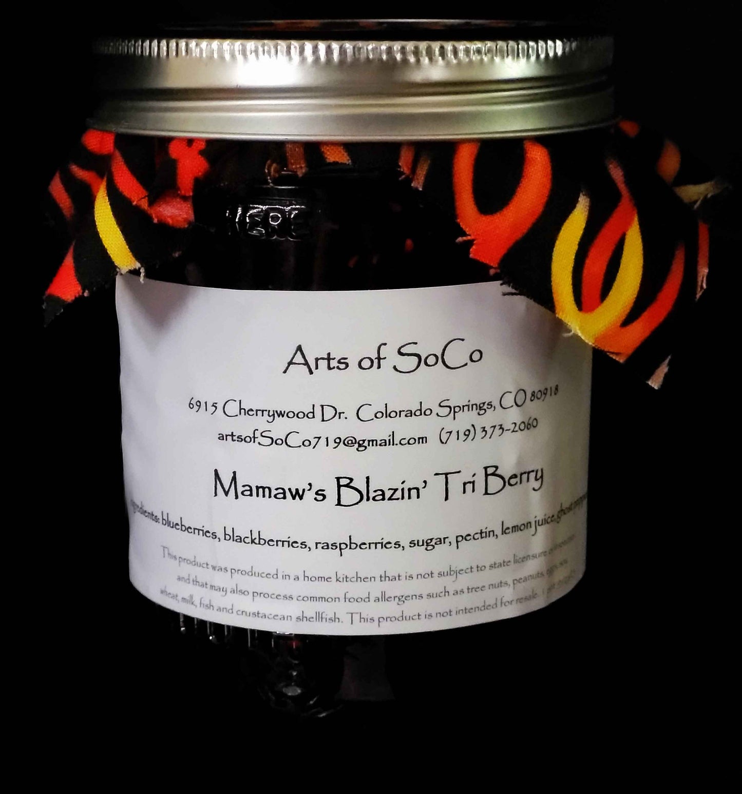 Mamaw's Blazin' Tri-Berry Jam