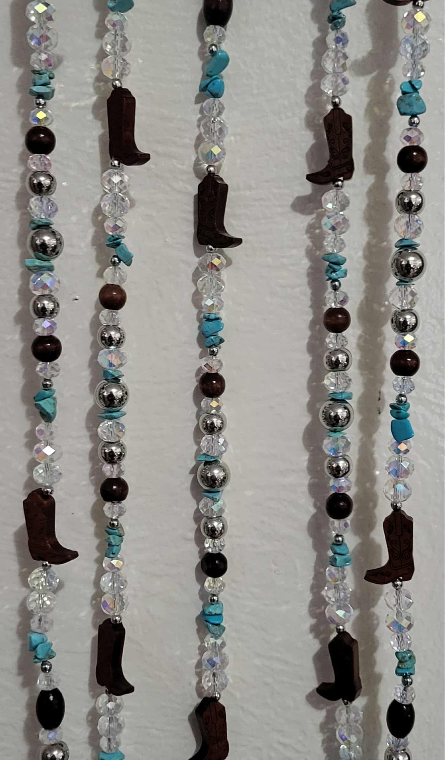 Horseshoe - Cowboy Boots Suncatcher, Garden Art, Yard Decor, Window Art