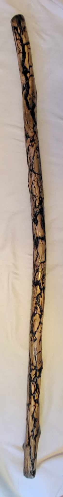 #2 54"  Ornate Aspen Wood Hiking Accessory