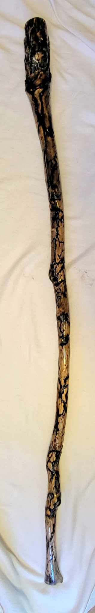 #3 60"  Ornate Aspen Wood Hiking Accessory