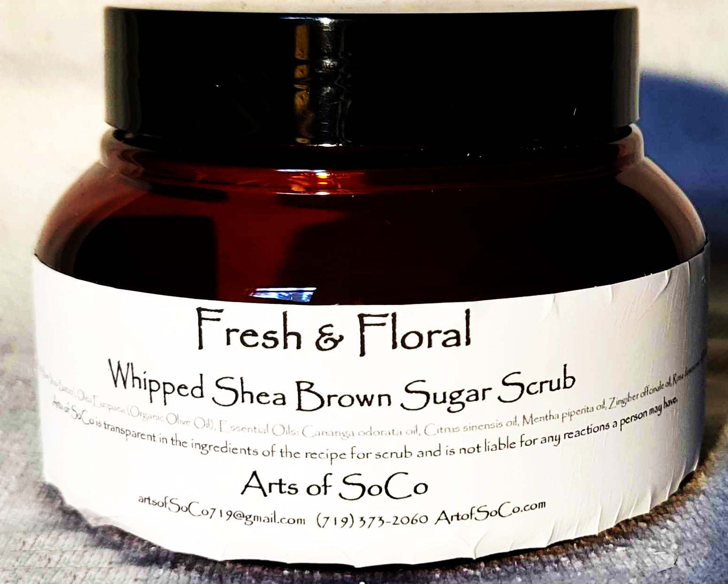 Fresh & Floral - Whipped Shea Brown Sugar Scrub 8oz