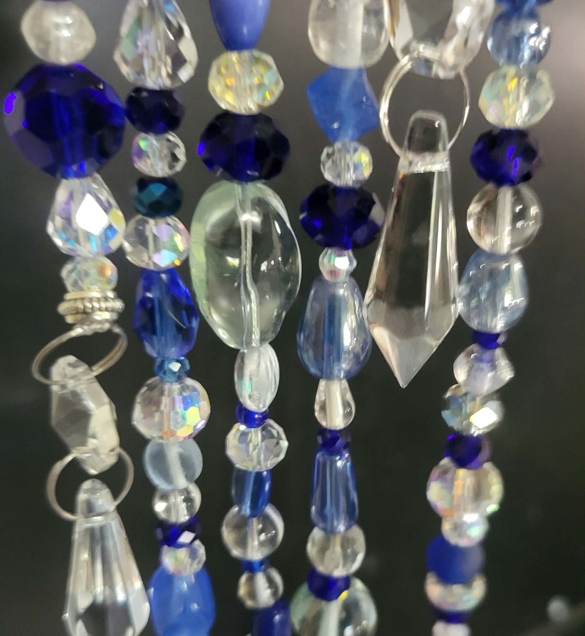 Vintage Unique Blue Willow Cup & Saucer Suncatcher