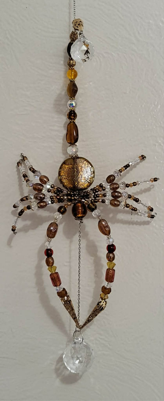 Amber & Prisms Scorpion Spinner Suncatcher